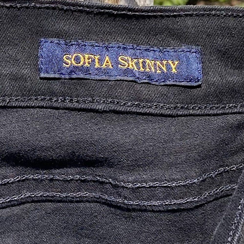 Lucky Brand Sofia Skinny Black Midrise Jeans - Picture 6 of 8